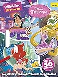 Princesas. Megalibro para colorear 2: Con pegatinas (Disney. Princesas)