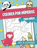 Colorea por números para niños: Libro de actividades
