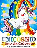 Unicornio Libro de Colorear para Niños de 4 a 8 Años
